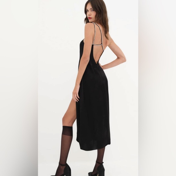 NEW For Love and Lemons Elora Midi Dress - Picture 4 of 16